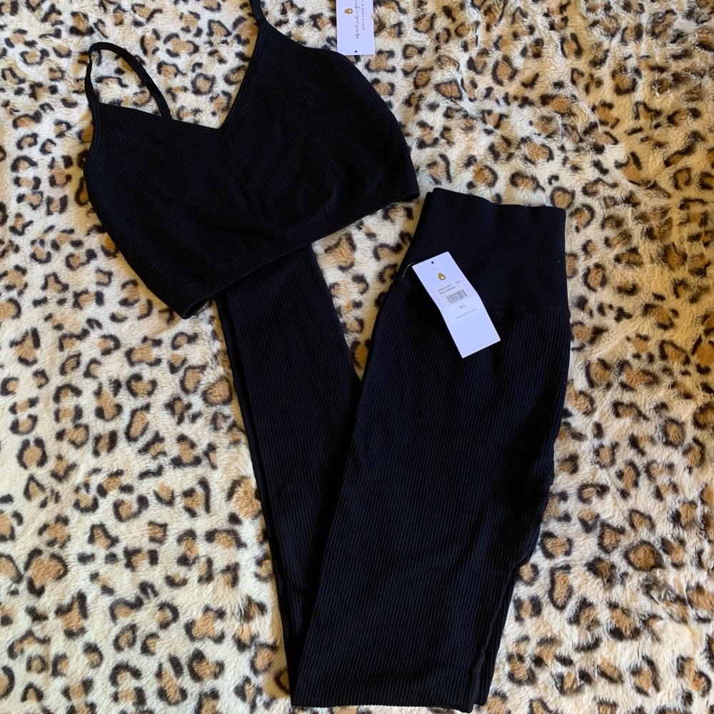 spiritual gangster ribbed zen sports set / bundle
